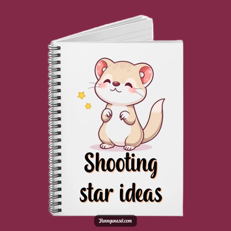 Funny Weasel Star Notebook: Your Journal for Dreams and Humorous Thoughts
